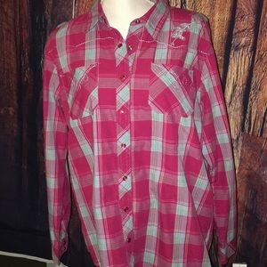 Bit & Bridle Button Down Shirt